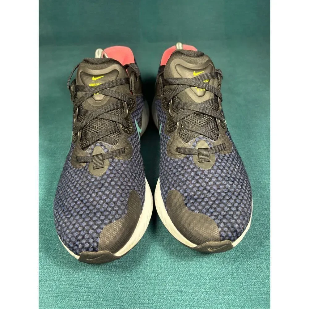 Nike React Miler 2 CU3505-004 Black Dark Obsidian Oracle Aqua Women’s Size 10 Ru